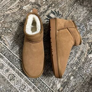 Brown Mini Platform Boots